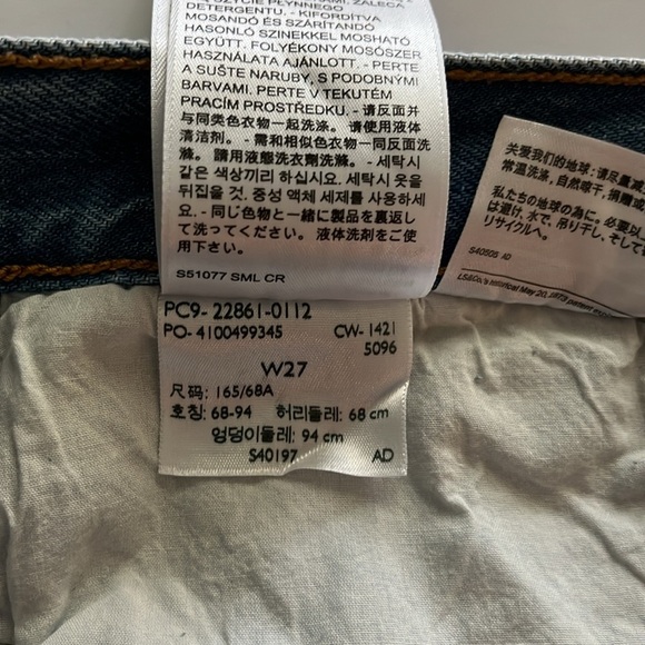 Levi’s Premium Denim Wedgie High Rise Size 27 - Picture 13 of 16